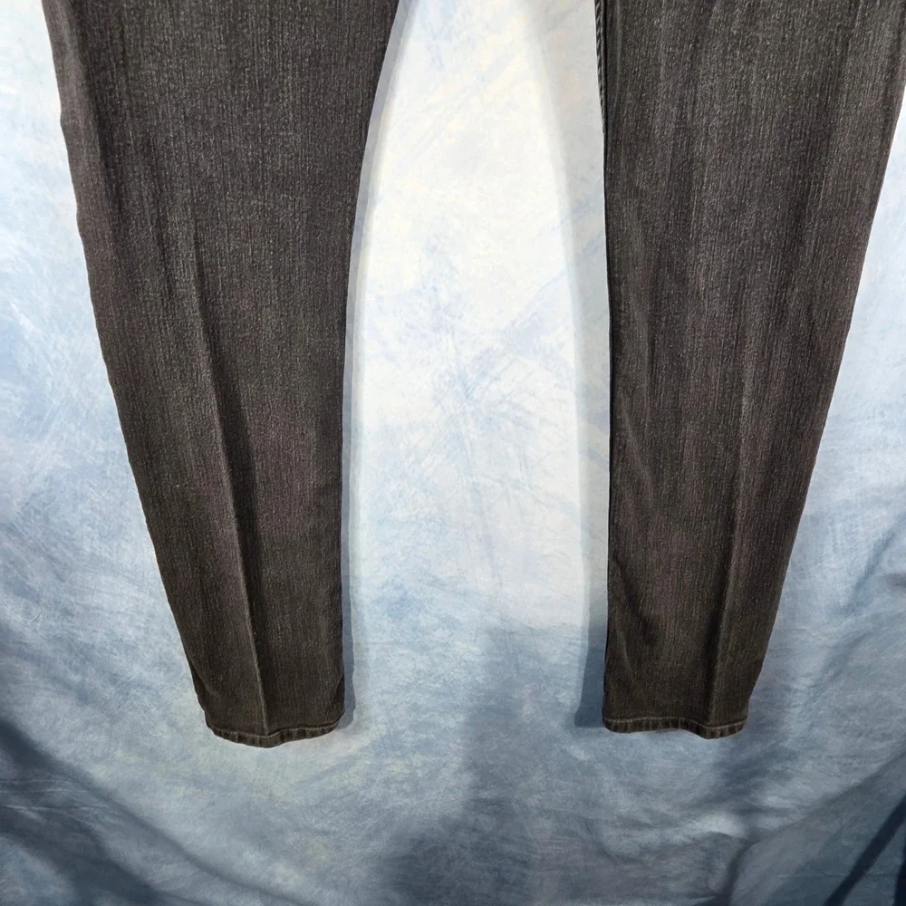 Paige Lennox Slim Fit Jeans Mens 33 Charcoal Gray Stretch Denim Pants